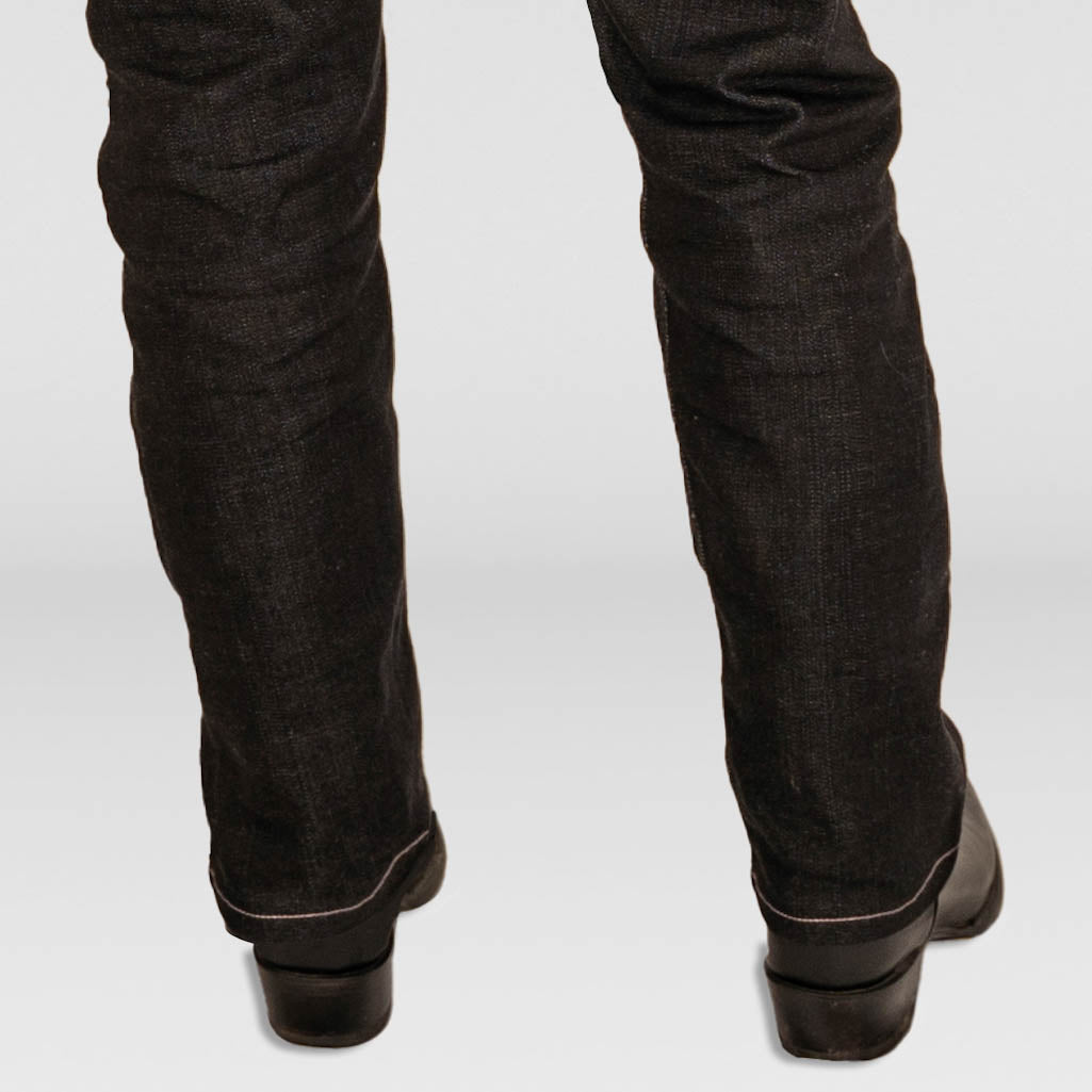 Ladies Black Italian Denim Work Jeans