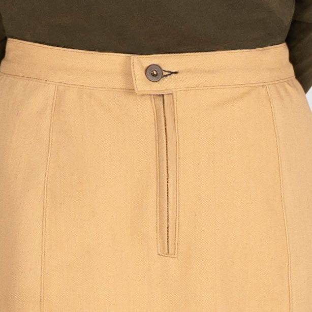 6 Panel Denim Skirt
