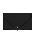Black Denim Button Bandana