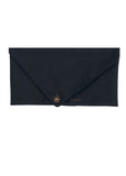 Navy Twill Button Bandana