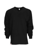Black Long Sleeve V-Neck T-Shirt