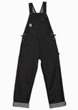 Black Italian Denim Heritage Overalls