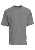 Gray Short Sleeve Welt Pocket T-shirt