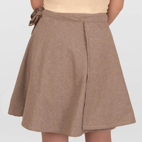 Chambray Wrap Skirt