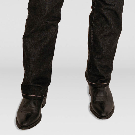 Ladies Black Italian Denim Work Jeans