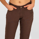 Ladies Brown Duck 5 Pocket Jeans