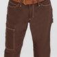 Ladies Brown Duck Work Jeans