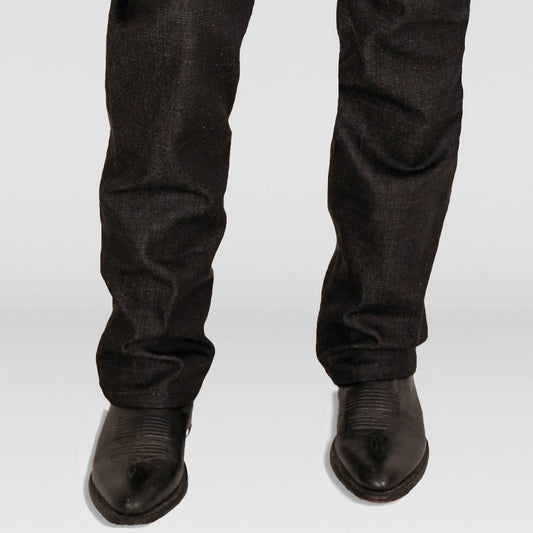 Ladies Black Italian Denim 5 Pocket Jeans