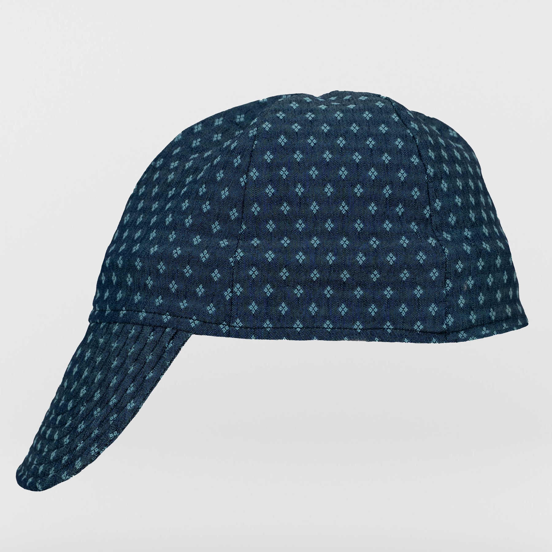 Calico Print Harvester Hat