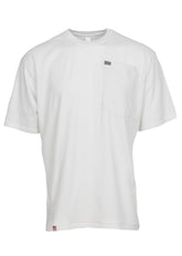 Short Sleeve Patch Pocket Tee Shirt White