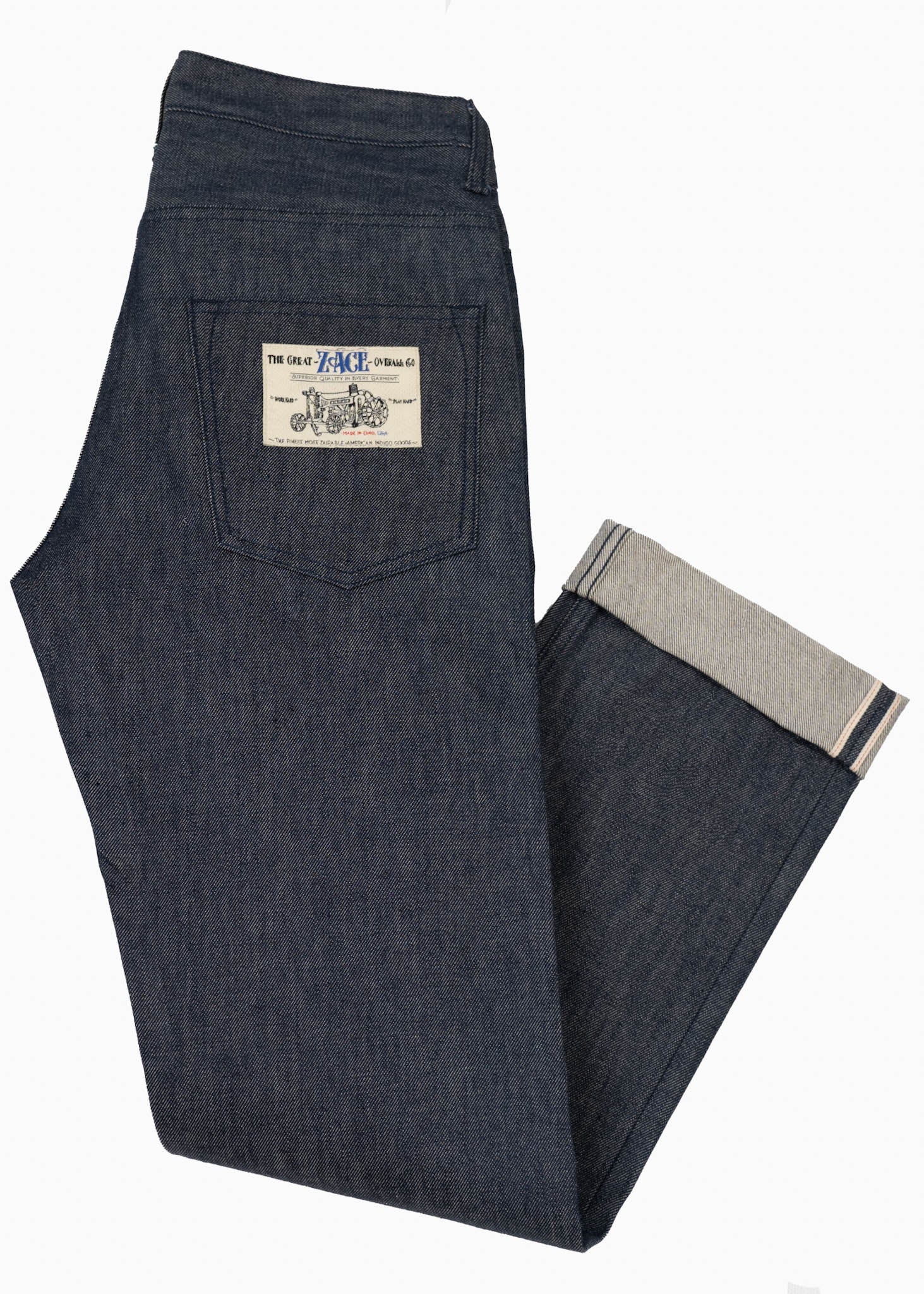 Slim Fit - Blue Selvedge Denim Heritage Jeans