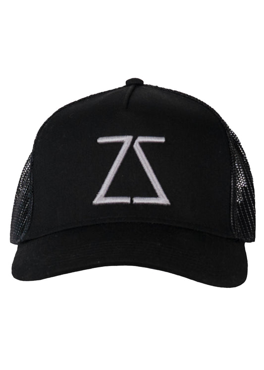 Black Mesh Trucker Hat