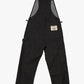 Black Italian Denim Heritage Overalls