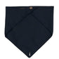 Navy Twill Button Bandana