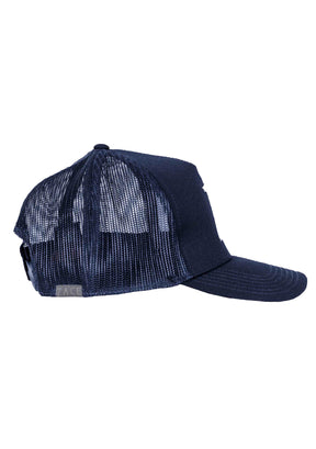 Navy Mesh Trucker Hat