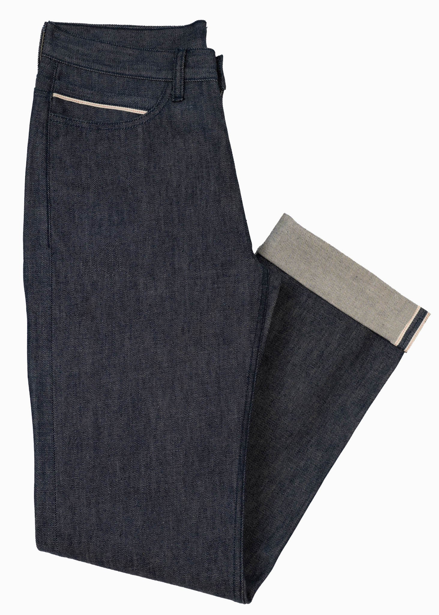 Slim Fit - Blue Selvedge Denim Heritage Jeans