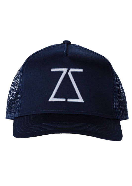 Navy Mesh Trucker Hat