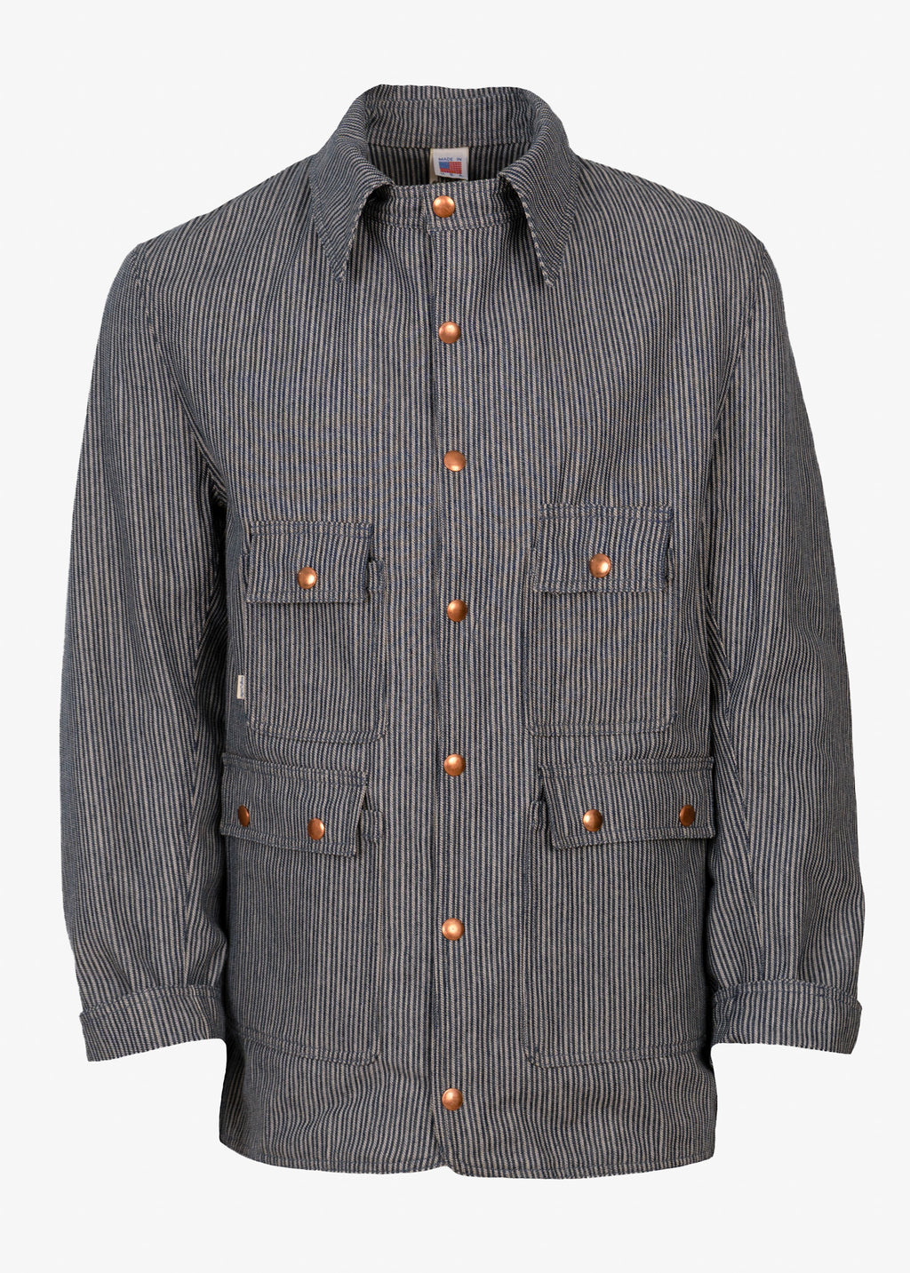 Hickory Stripe Chore Coat  Chore coat, American workwear, American denim